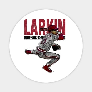 Barry Larkin Cincinnati Sketch Magnet